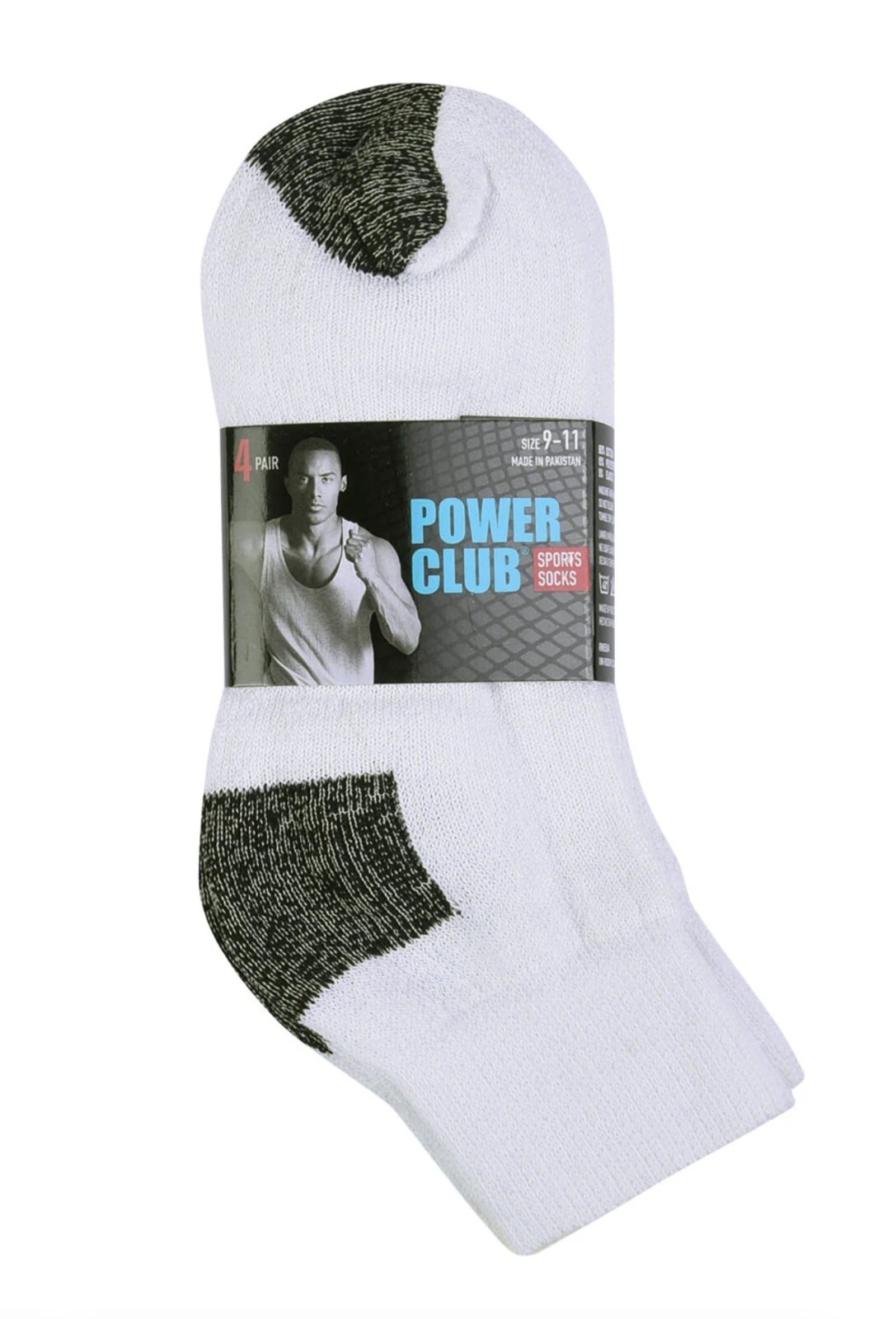 New Men's 12 Pairs Sports White Gray Ankle Quarter Crew Socks Cotton Size 10-13