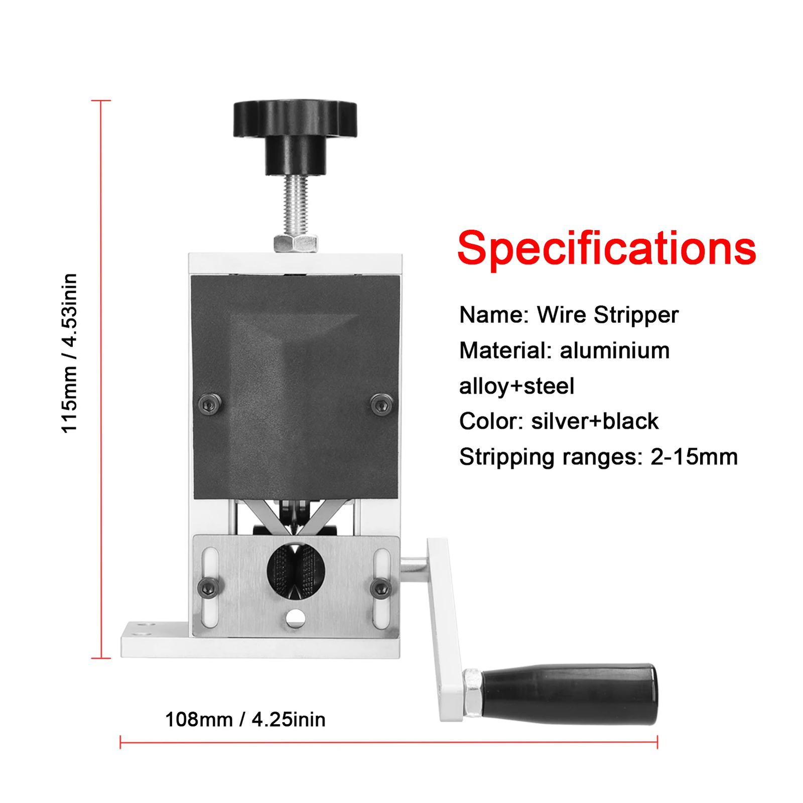 Household Wire Stripper Manual Wire Stripping Tool Cable Peeling Machine