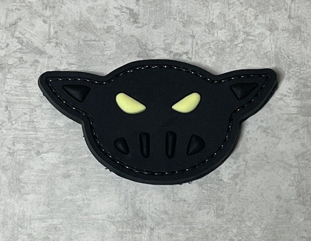 BlackSheep Warrior Patch Pvc Tactical Glow in The Dark Black Sheep Patch