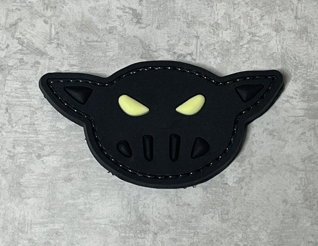 BlackSheep Warrior Patch Pvc Tactical Glow in The Dark Black Sheep Patch
