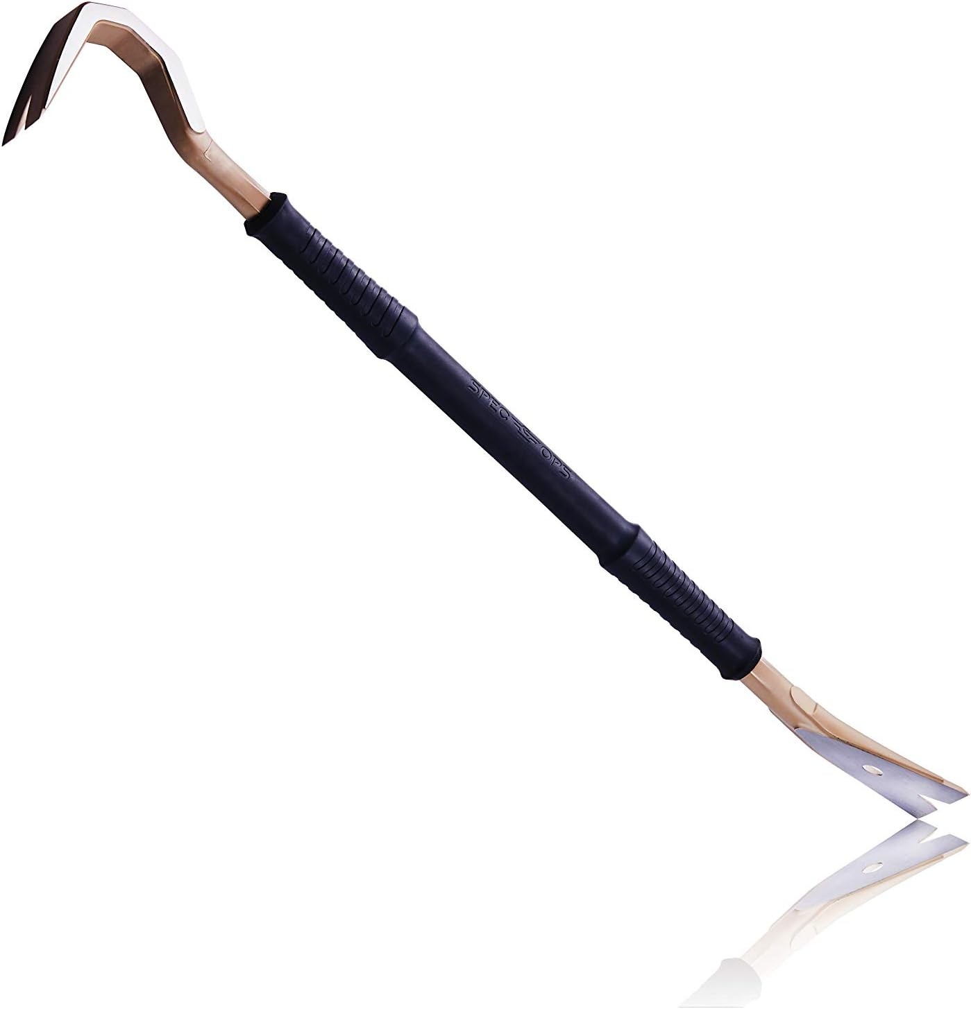 Spec Ops SPEC-D30PRY Tools 30" Wrecking Crowbar, 30" Demo Bar, Black/Tan