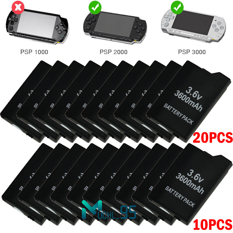 Rechargeable Battery For Sony PSP-S110 PSP 2001 3001 3600mAh 3.6V PSP 2000/3000