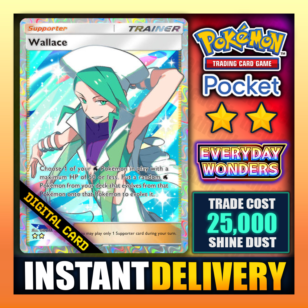 Wallace ⭐ Pokemon TCG Pocket - FA - Everyday Wonders - English - Instant  ✅