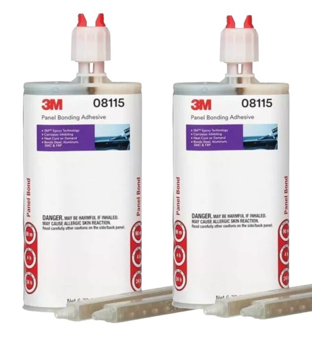 QTY OF 2- 3M 08115 Panel Bonding Metal Adhesive 8115 ❗️JUST ARRIVED 2 TUBES❗️