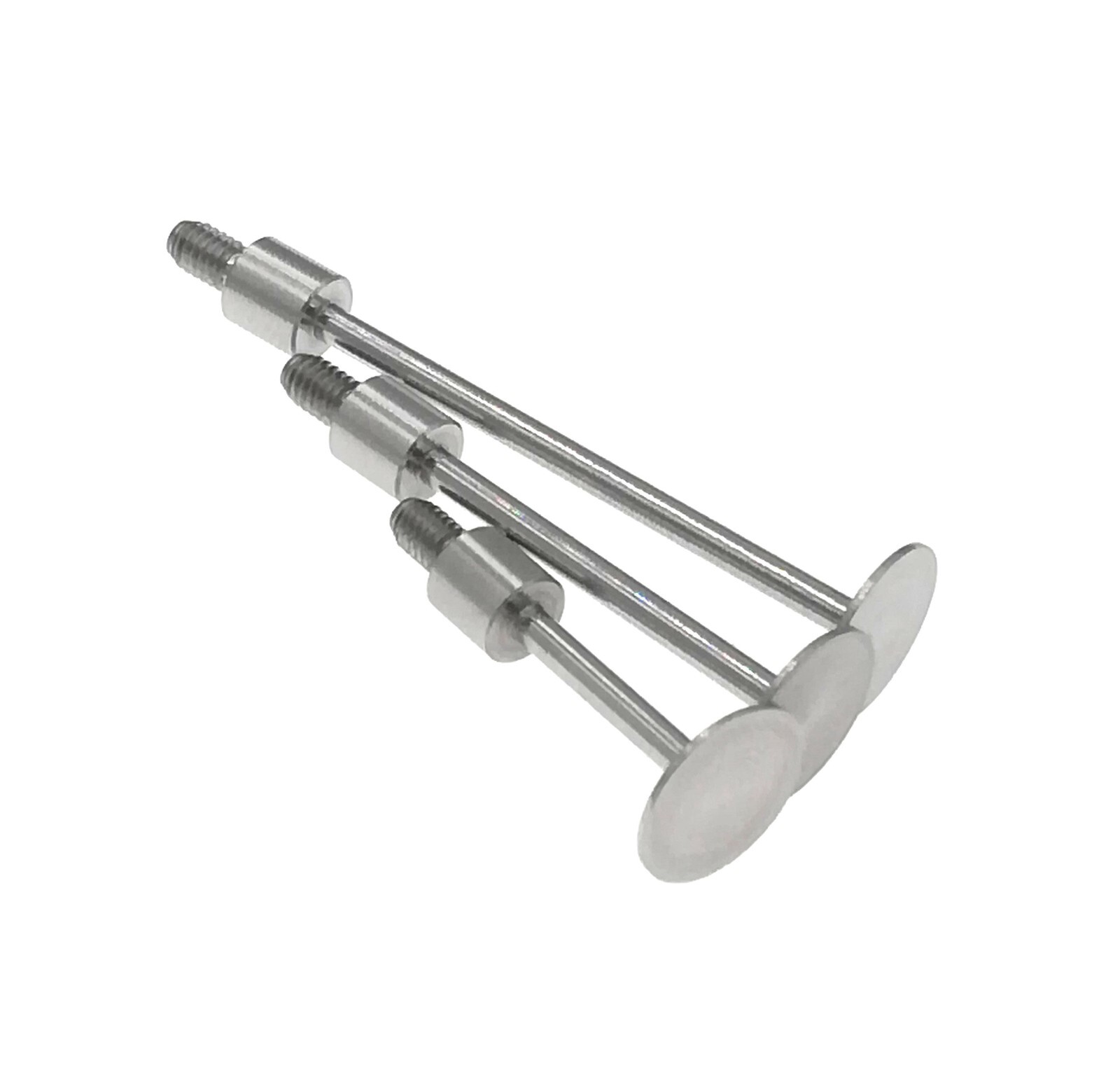 Flat Points Disc Contact Point for 4-48 UNF Depth Gauge Dial Digital Indicator