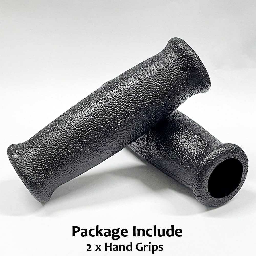 Crutch Hand Grips for Rollator Walker Replacement - Elderly & Disabled black