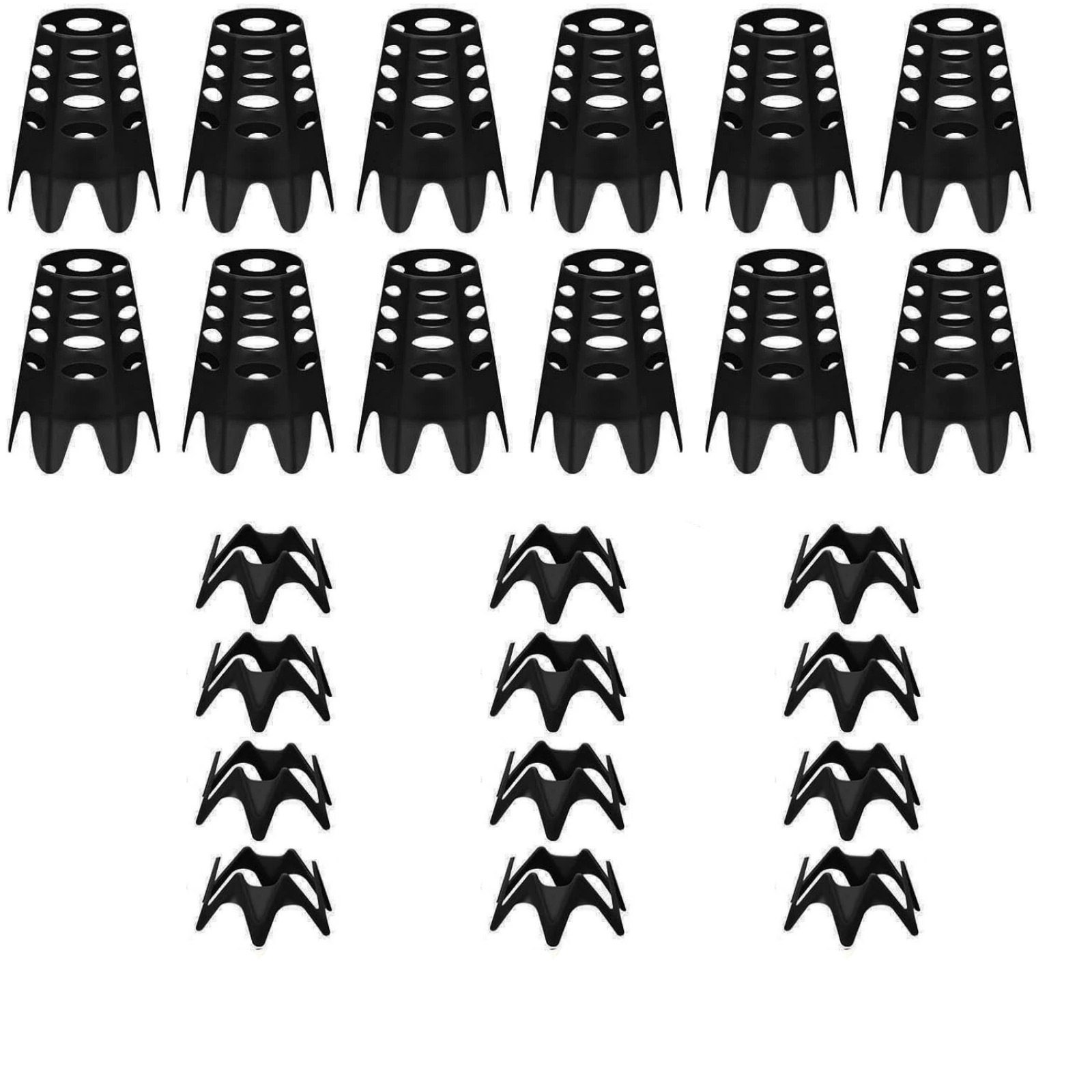24 Count Plastic Golf Tee Set for Driving Range Warrior and Skill Improvement