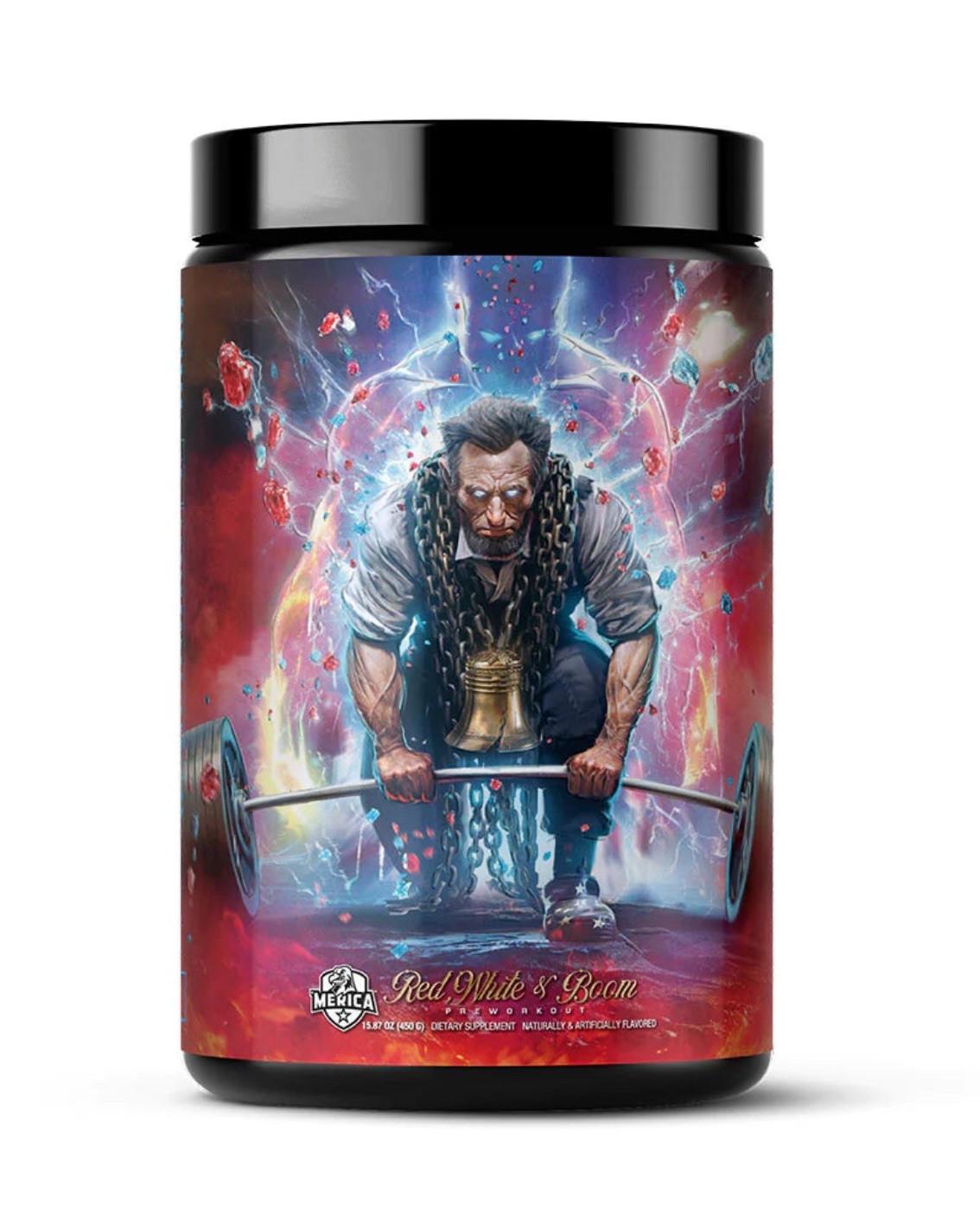 PRE-WORKOUT - Mercia Labz - RED WHITE & BOOM: New Found Freedom [16 Oz]
