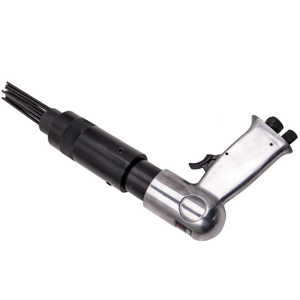Pneumatic Needle Scaler Tool Pistol Grip Corrosion Dirt Needle Slag Remove 7"