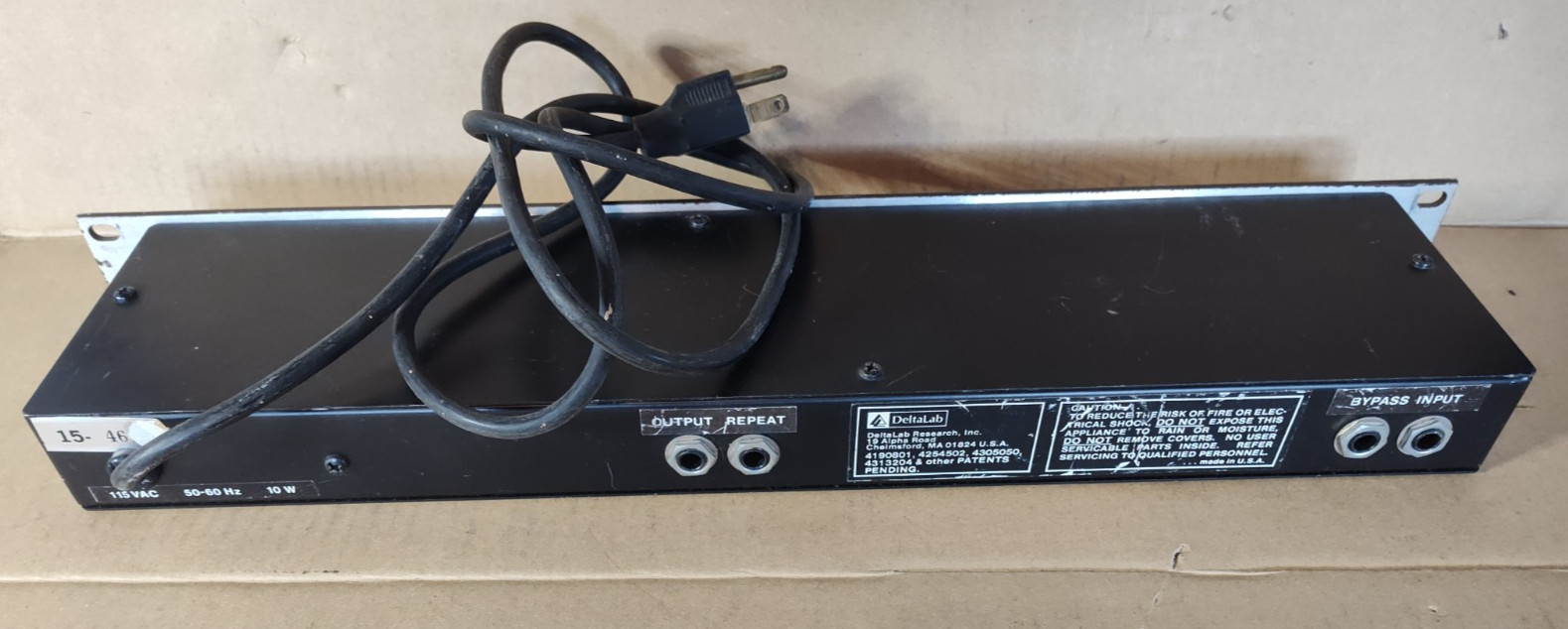 Vintage Deltalab Effectron JR 1050 Digital Delay Flange