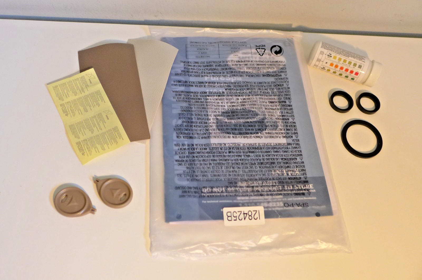 Intex Pure Spa SB-H10 Manual and Repair Kit Gaskets Patches Key Test Strips NEW