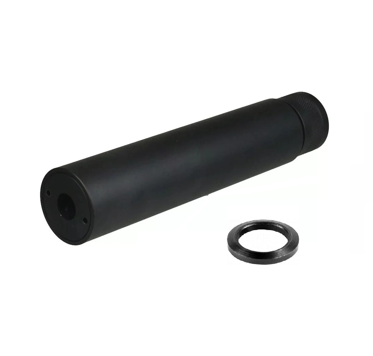 5.56 .223 1/2X28 Comp Extension Muzzle Brake  Solid Aluminum Tube + Crush Washer