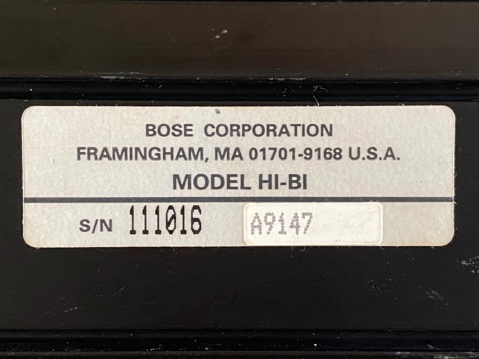 Aviation Bose Headset Interface HI-BI