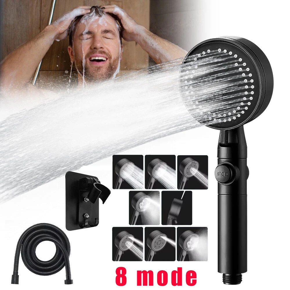 8 Mode RV Shower Head with Hose & On Off Switch ,High Pressure Camper Sprinkler