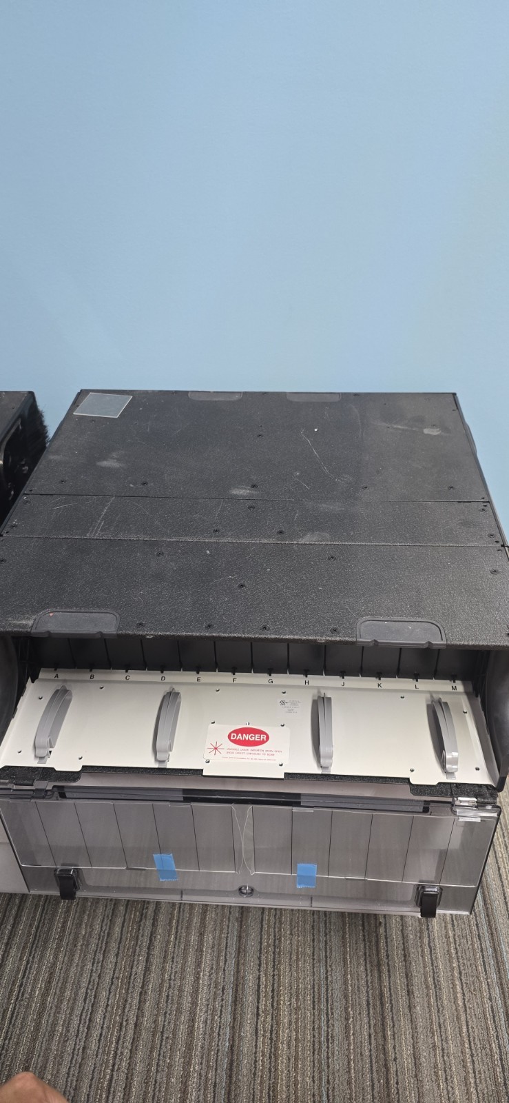 Corning CCH-04U 4U Rack Closet Connector Housing Holds 12 CCH Connector Panels