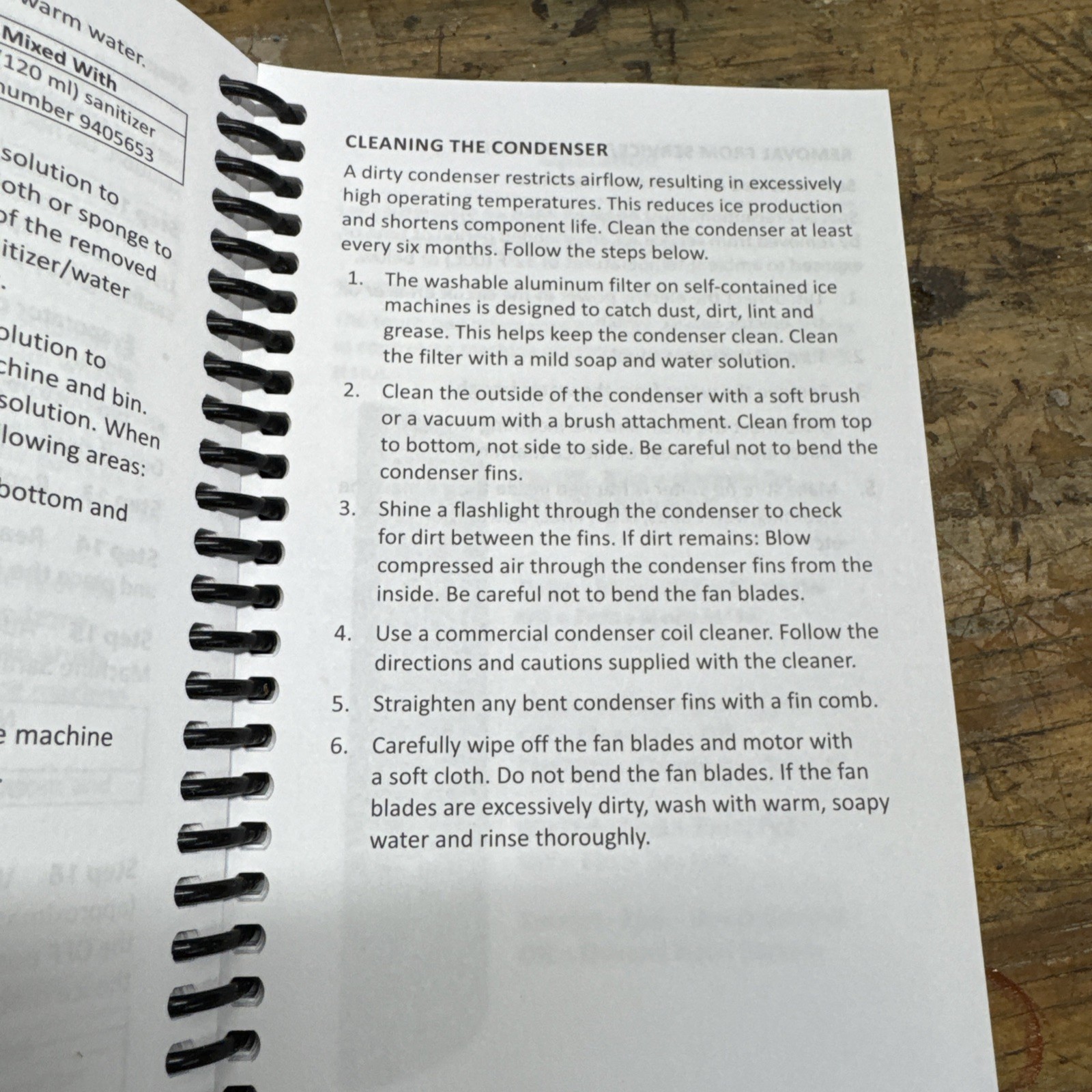 Manitowoc Neo Ice Machine Technicians Handbook Spiral 6/24