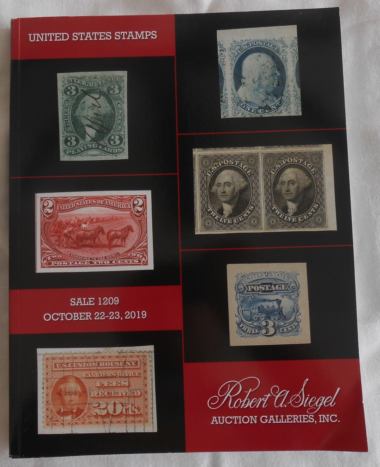 2019 Robert A Siegal Catalogue. United States Stamps. Sale 1209   #02 SIEG1209