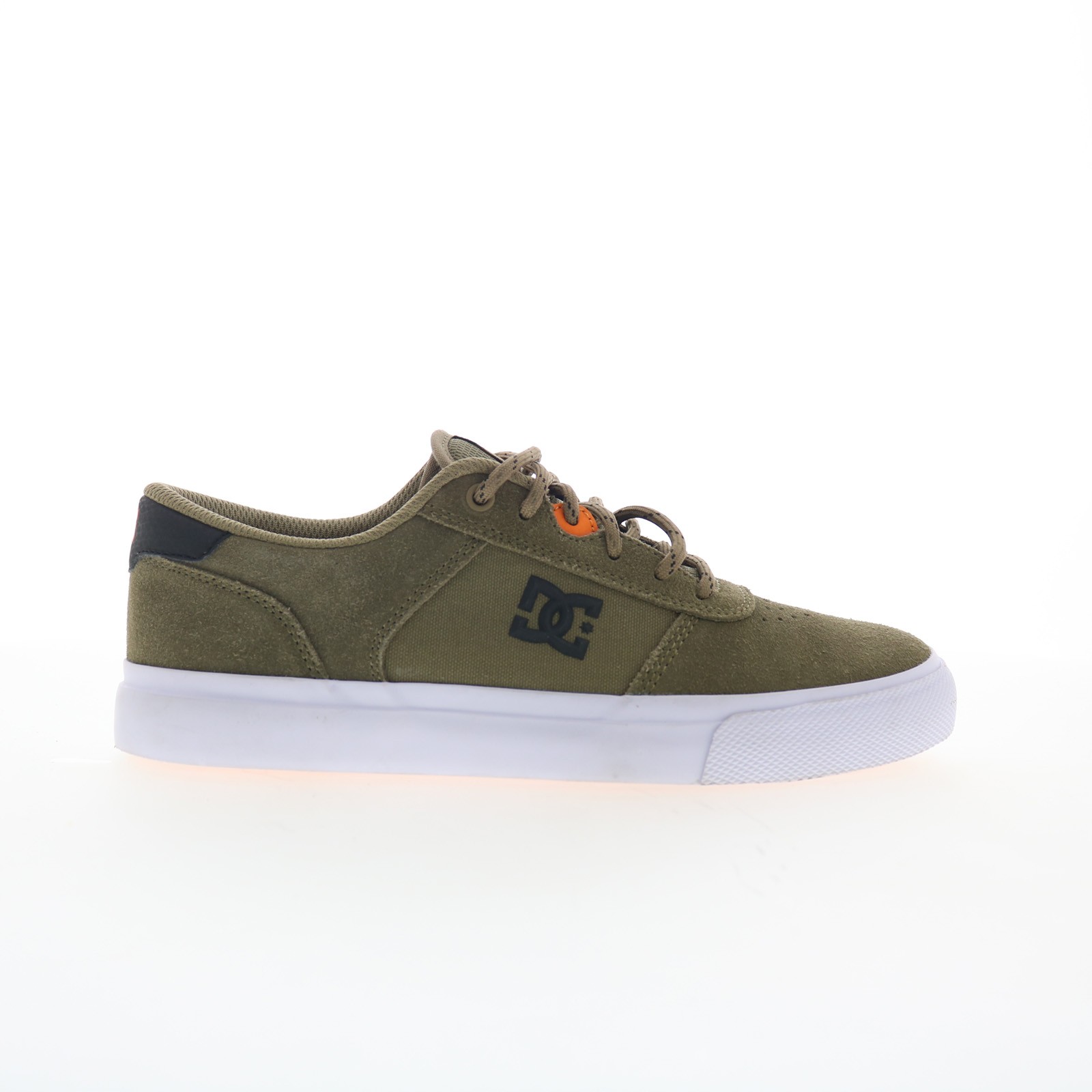 DC Teknic ADYS300763-OVC Mens Green Suede Skate Inspired Sneakers Shoes 7.5