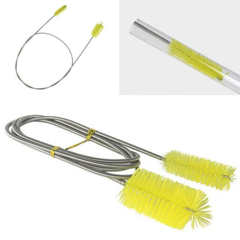 Metal Plastic Aquarium Fish Tank Cleaner Brush Tube Pipe Hose Pump Filter E