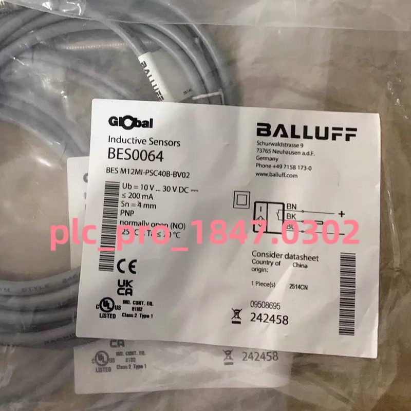 1PCS Brand New Balluff BES M12MI-PSC40B-BV02 BES0064 Sensor  Fast Shipping