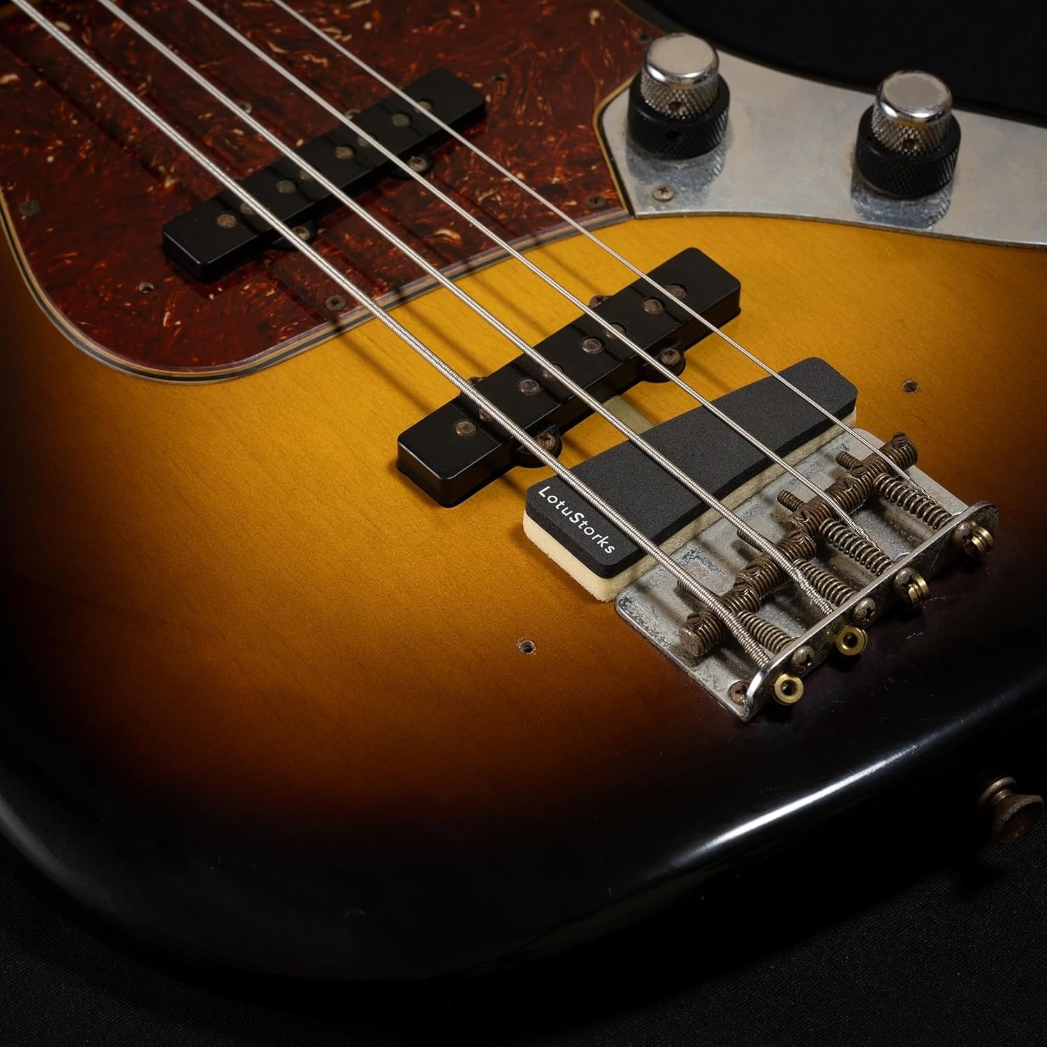 Lotustorks KABUKI MUTE - bitter - for 4 string Bass bass mute for bassists