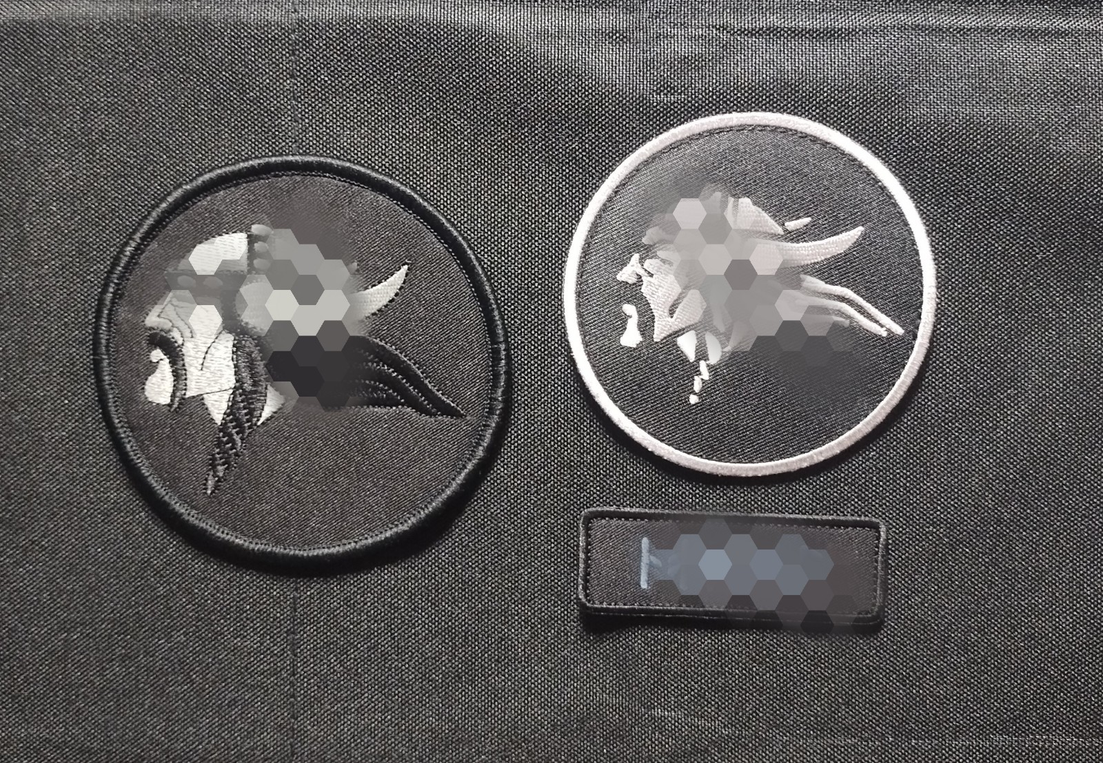 NSWDG DevGru Grey Mobility SQN 3 Patch Black Set.