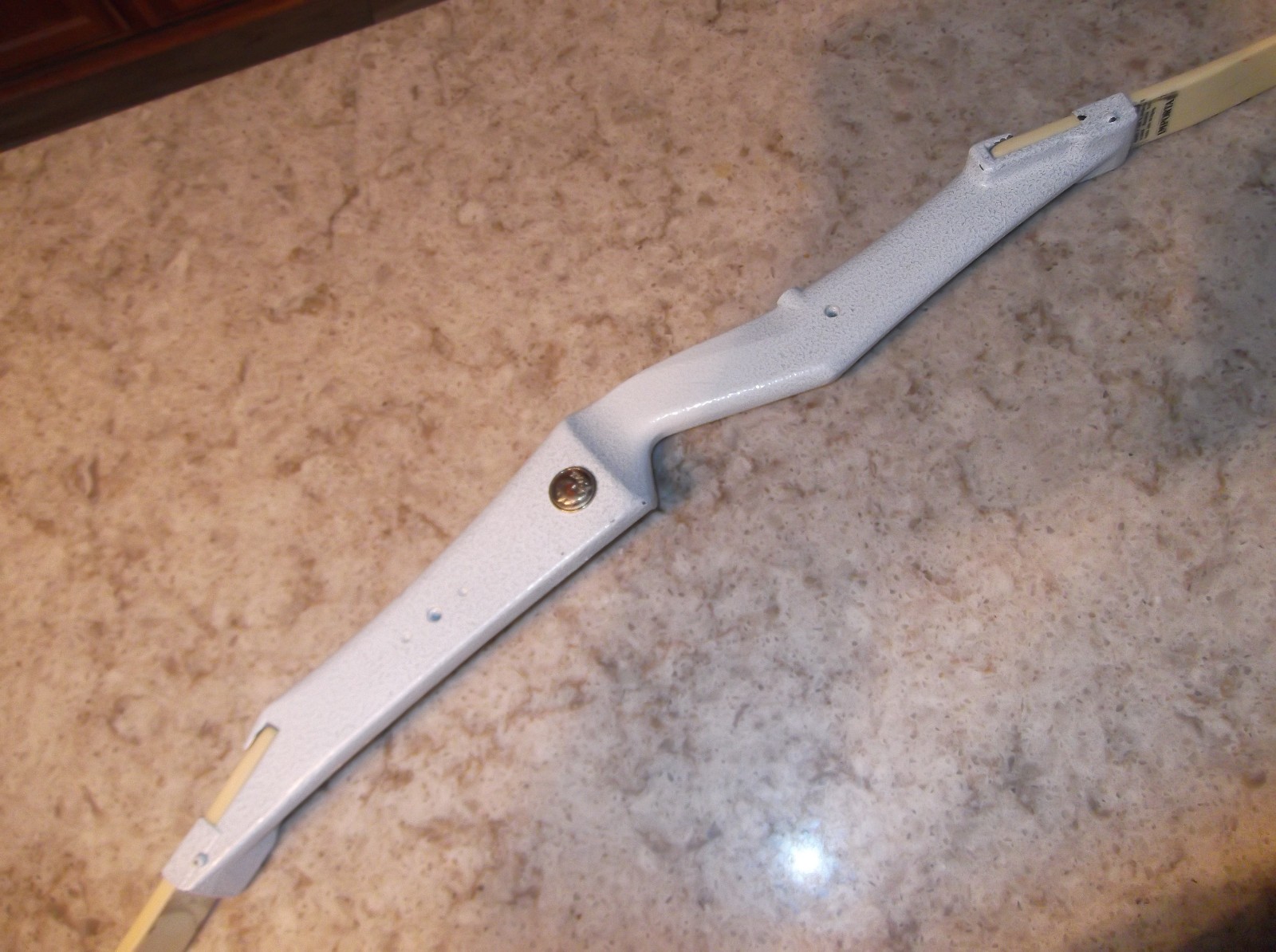 Vintage Fred Bear Recurve Take Down Bow RH Early Model Textured White
