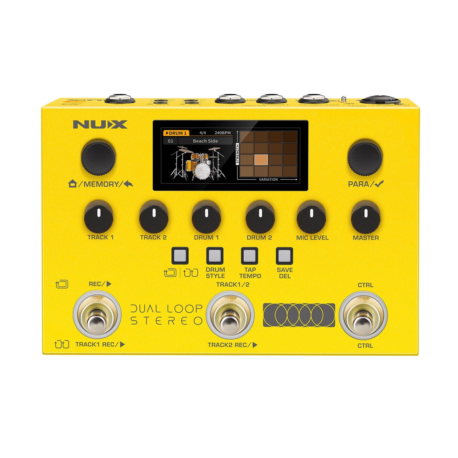NUX Dual Loop Stereo Looper Guitar Effect Pedal with Effects