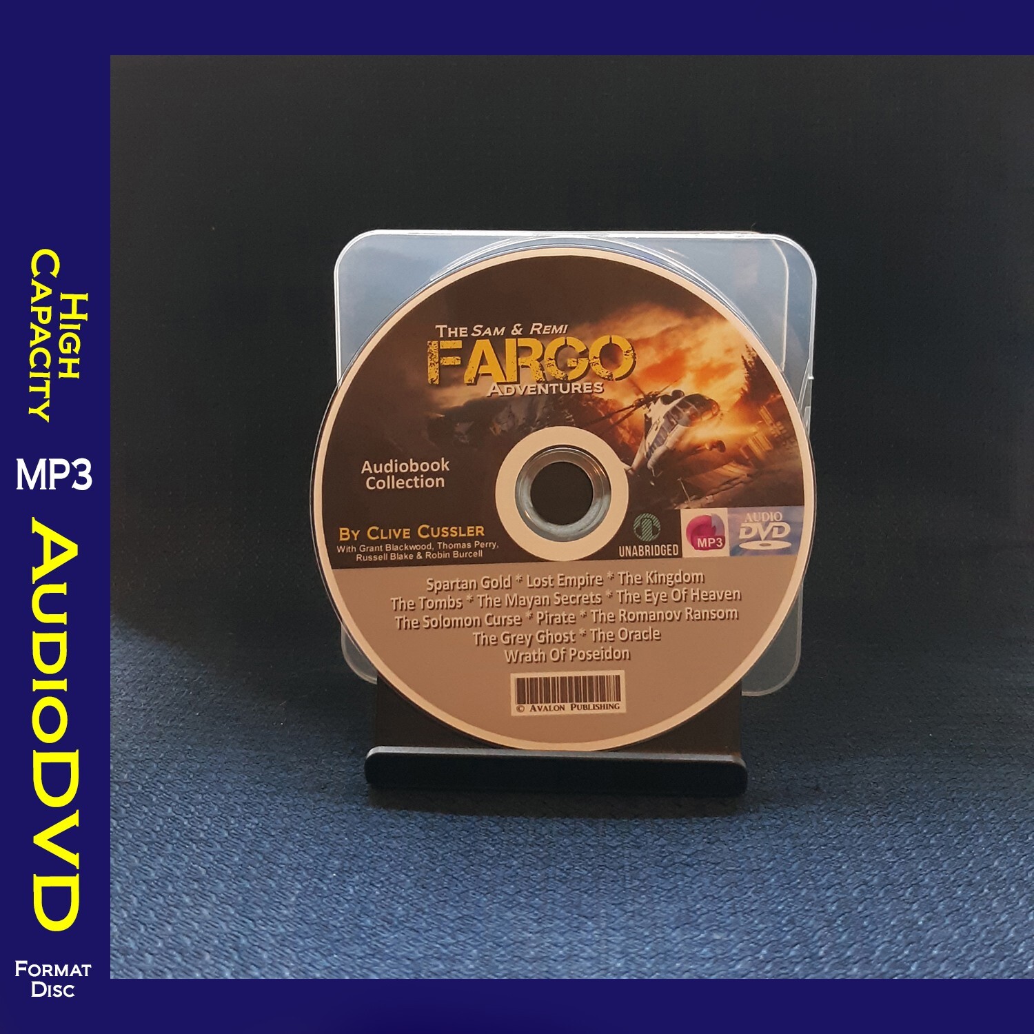 The FARGO ADVENTURES Series By Clive Cussler - 12 MP3 Audiobook Collection