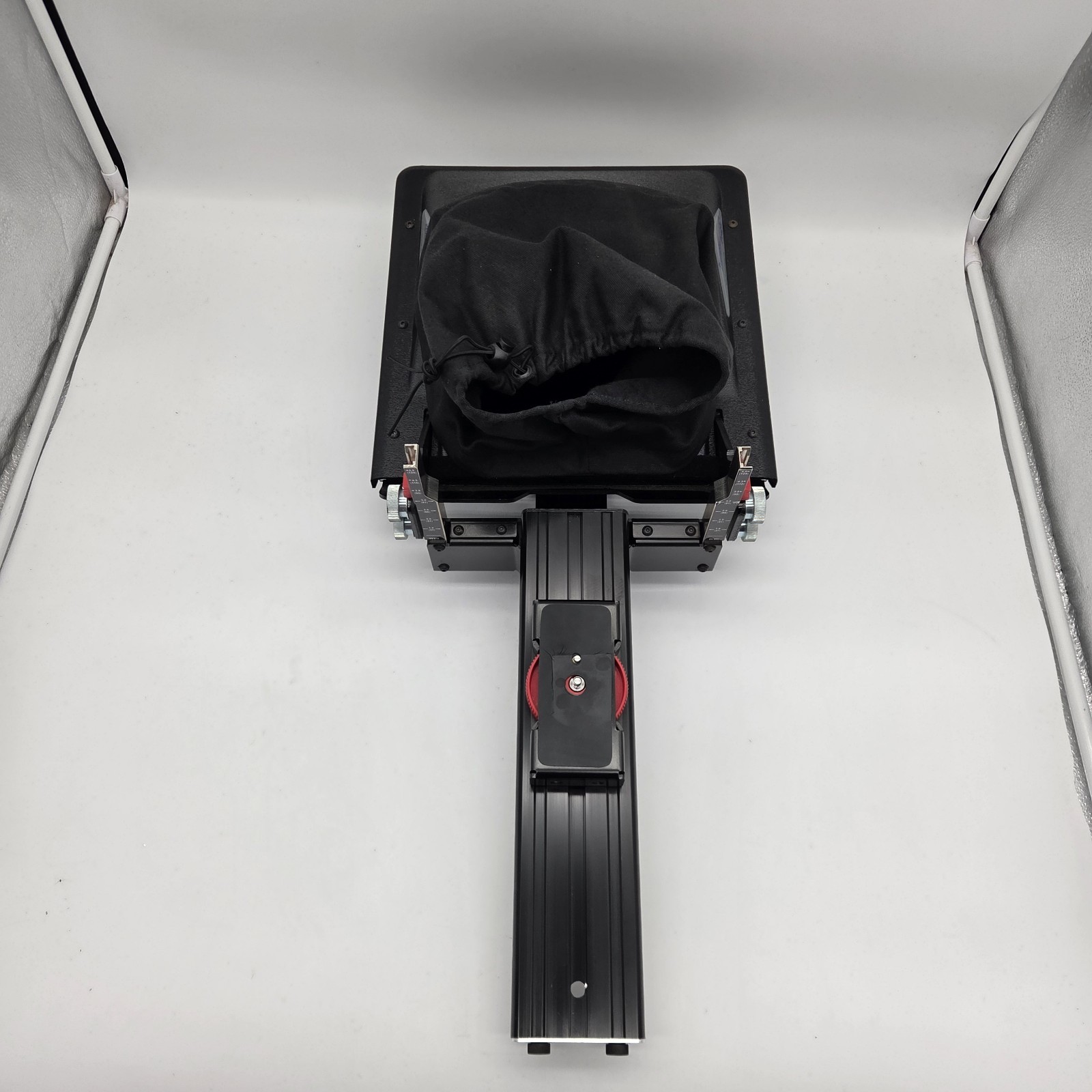Prompter People 16" Teleprompter w/ 10" Monitor Glass Hood Rail Mount