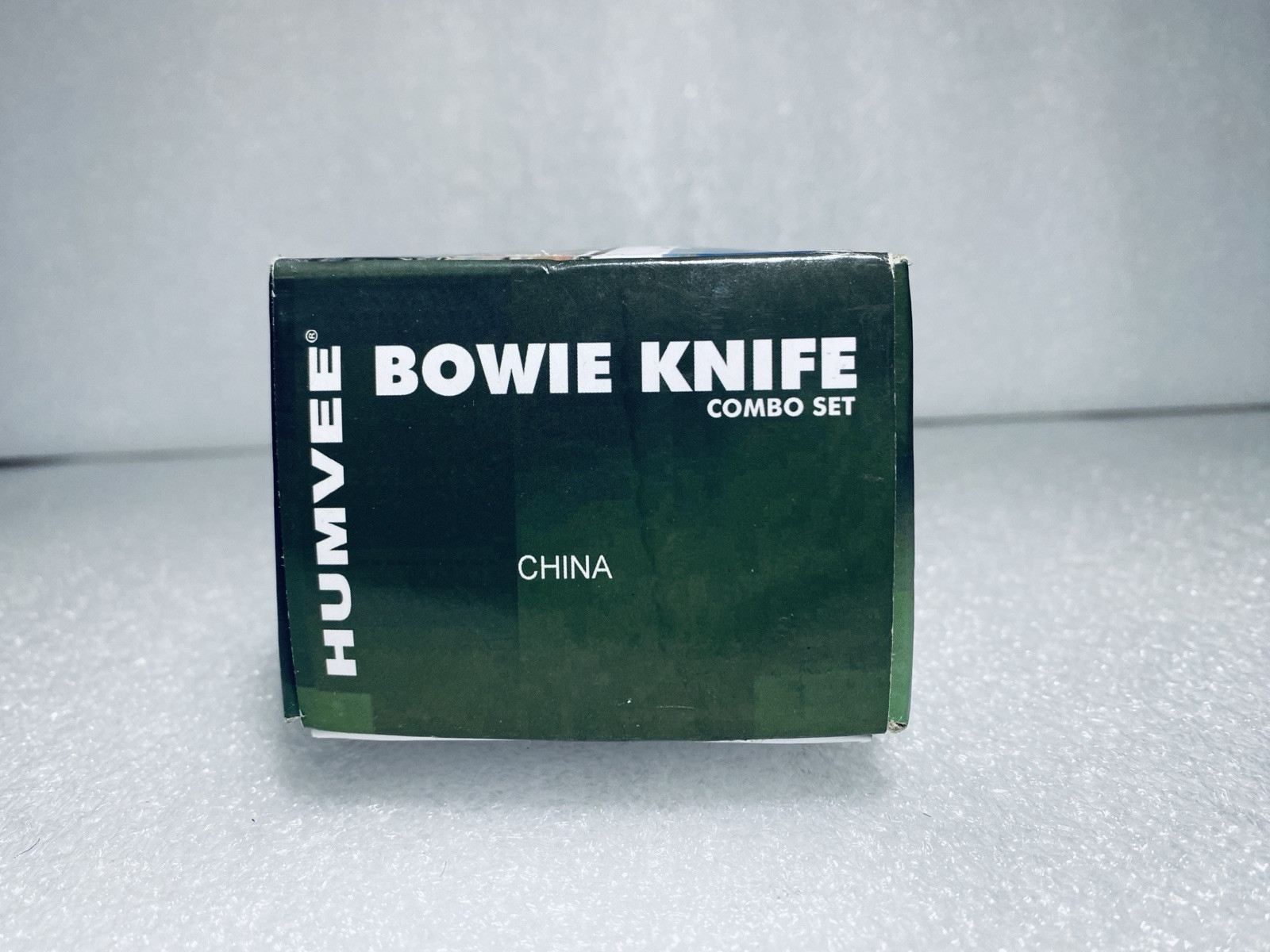 HUMVEE 2Pc. Large/Small Mirror Polished Bowie Knife Combo Set W/ Sheath - (READ)