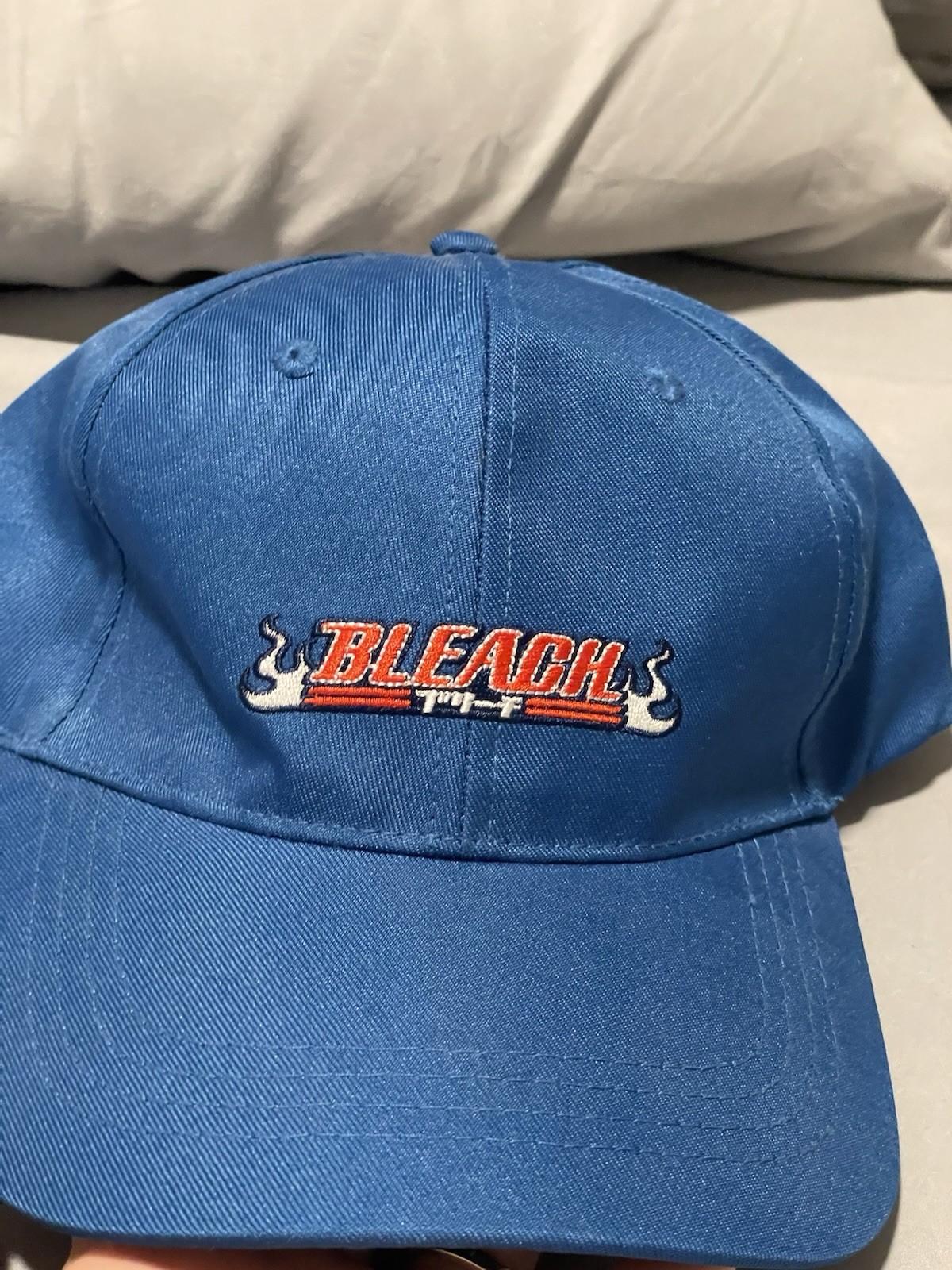 boys bleach baseball cap blue adjustable strap