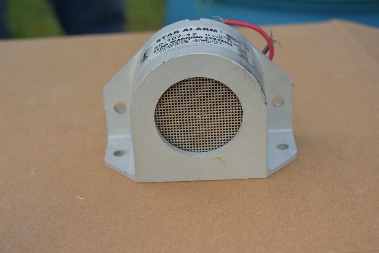 Star Warning Systems 60-107-12 Safety 60 Series 12V 107 Db Back Up Alarm