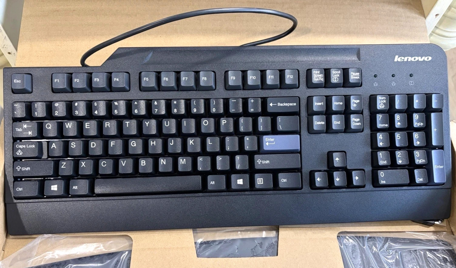 Lenovo 73P5220 - Black External Wired USB USA Preferred Pro Keyboard