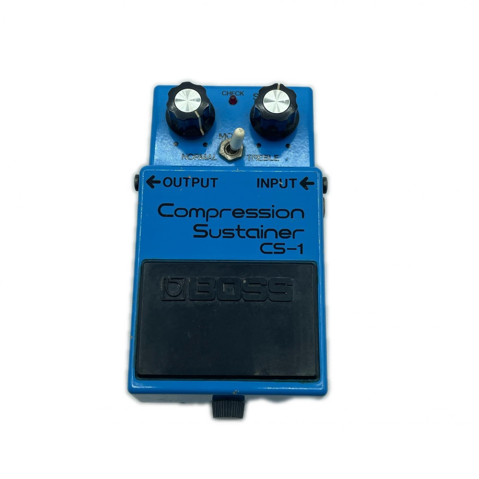 BOSS CS-1 Compression Sustainer Transparent Switch used from japan