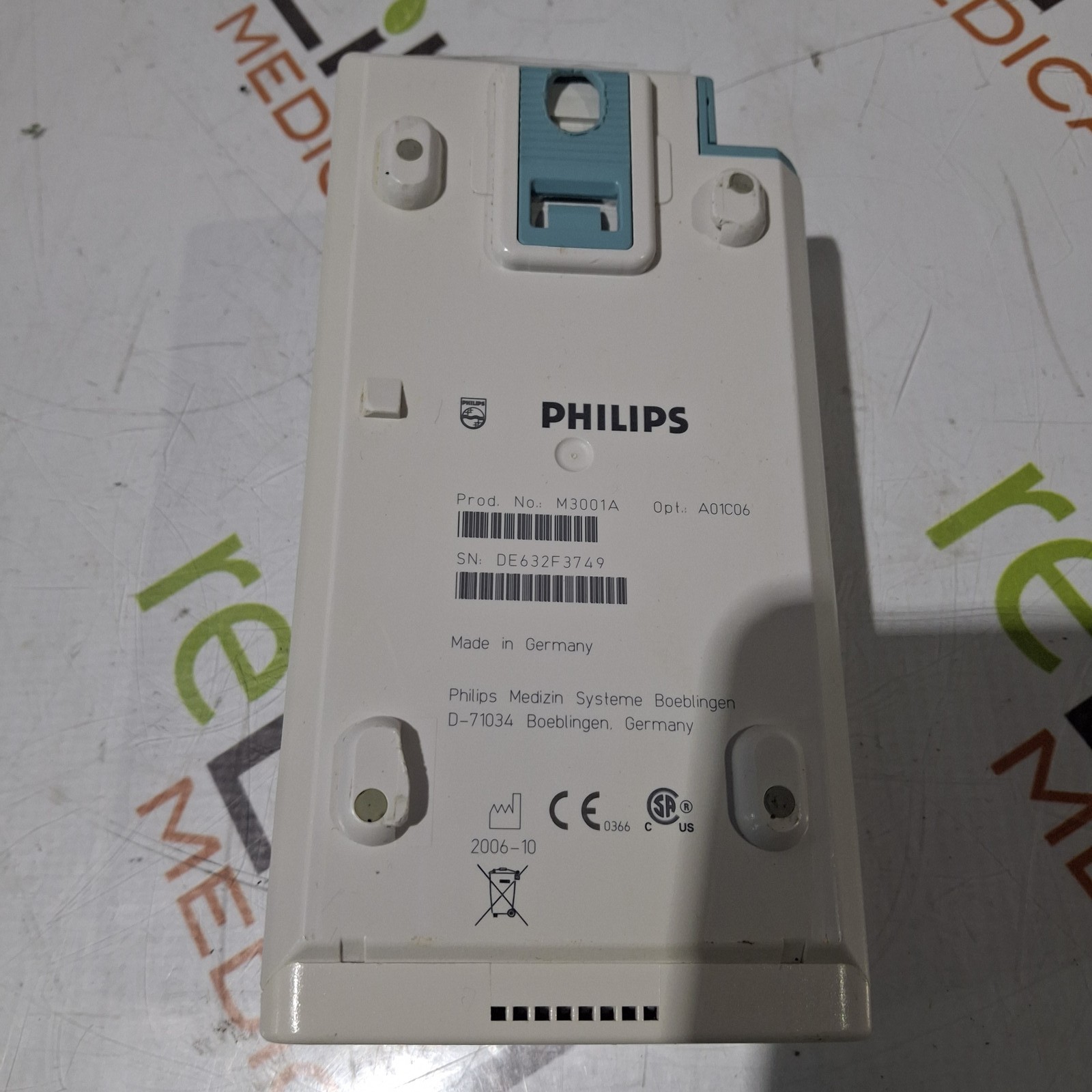 Philips M3001A-A01C06 Fast SpO2, NIBP, ECG, Temp, IBP MMS Module