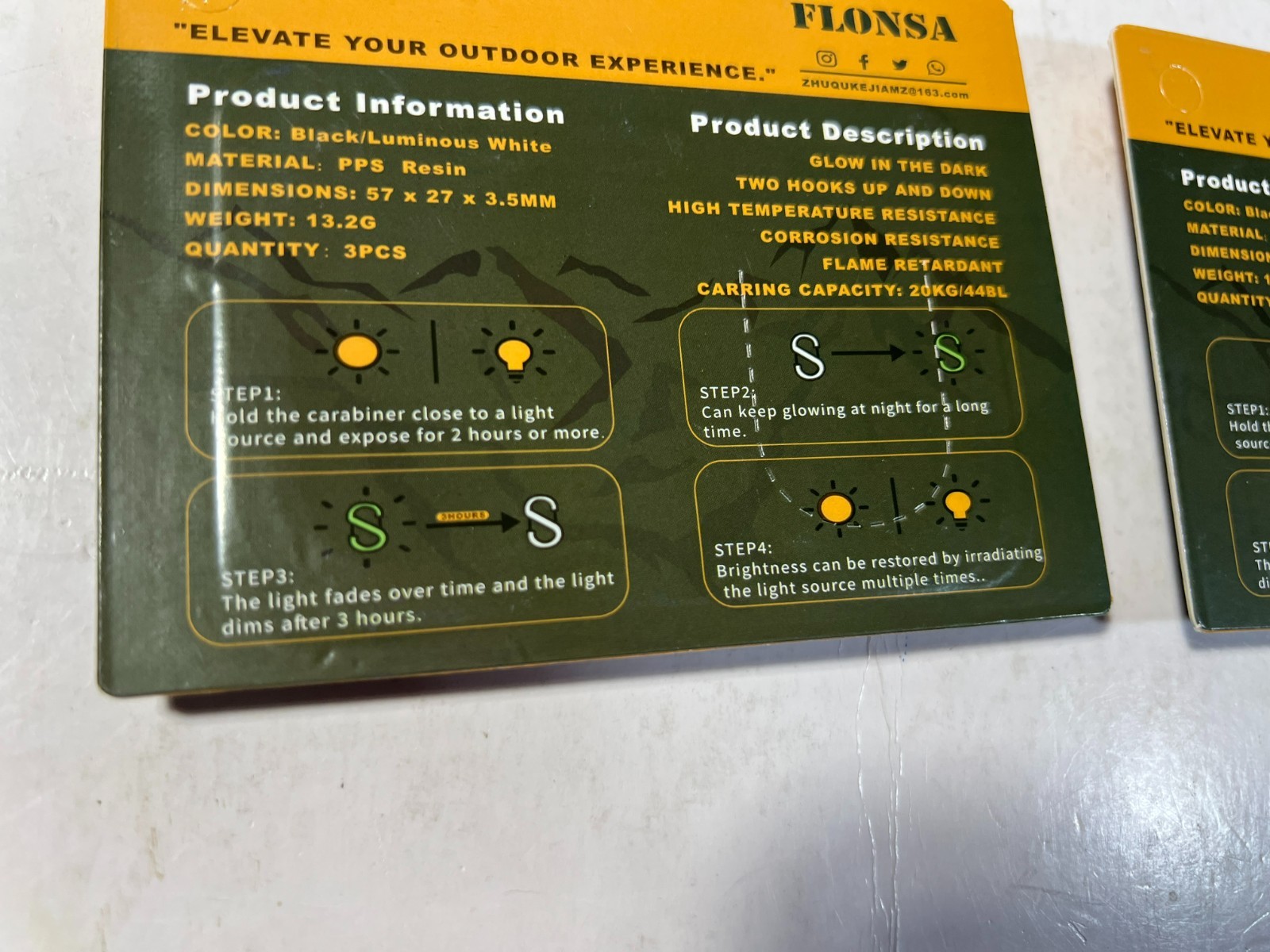 Flonsa 6pk Camping Hooks