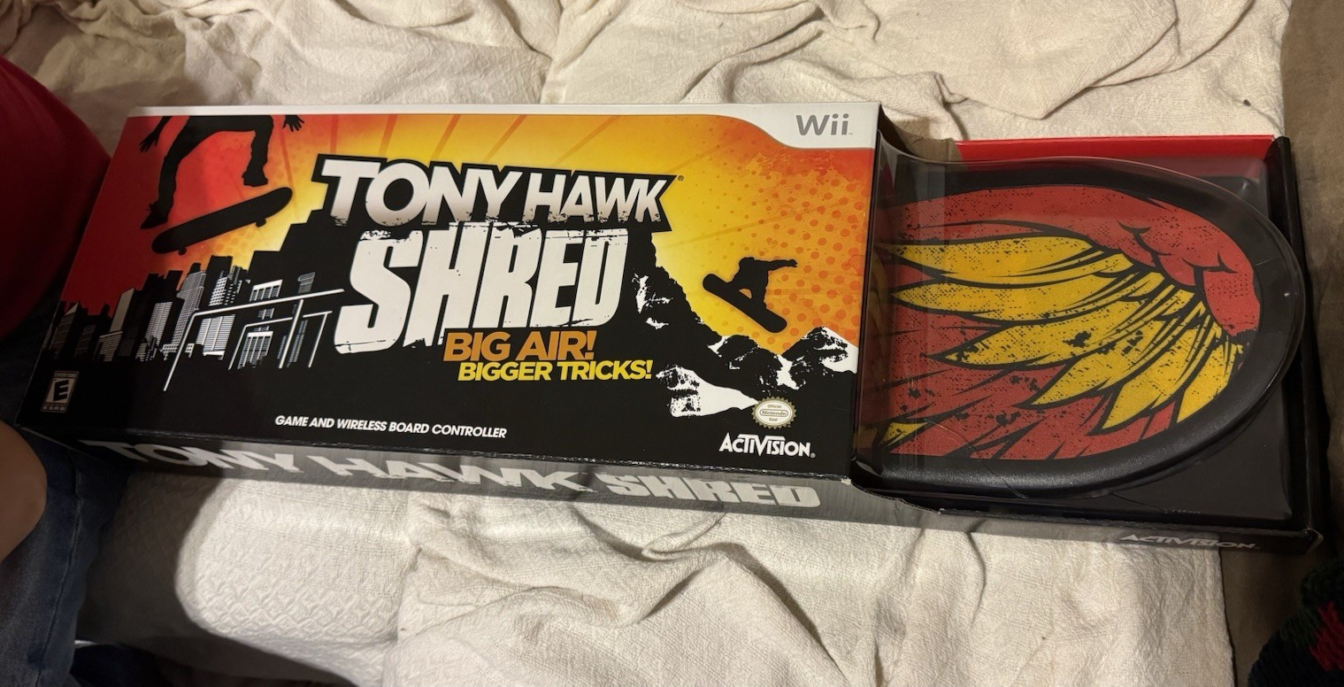 Activision Tony Hawk: Shred Wii Game w/ Wireless Board Controller