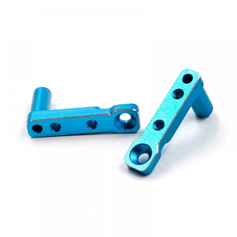 NEW Yeah Racing TABB-003BU Aluminum Servo Mount (2pcs) for Tamiya BBX (BB-01)