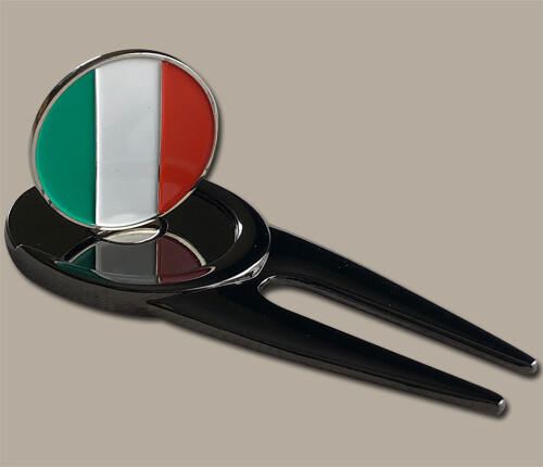 Irish Divot Repair Tool & Ball Marker with Irish Pence Coin - Brand New!
