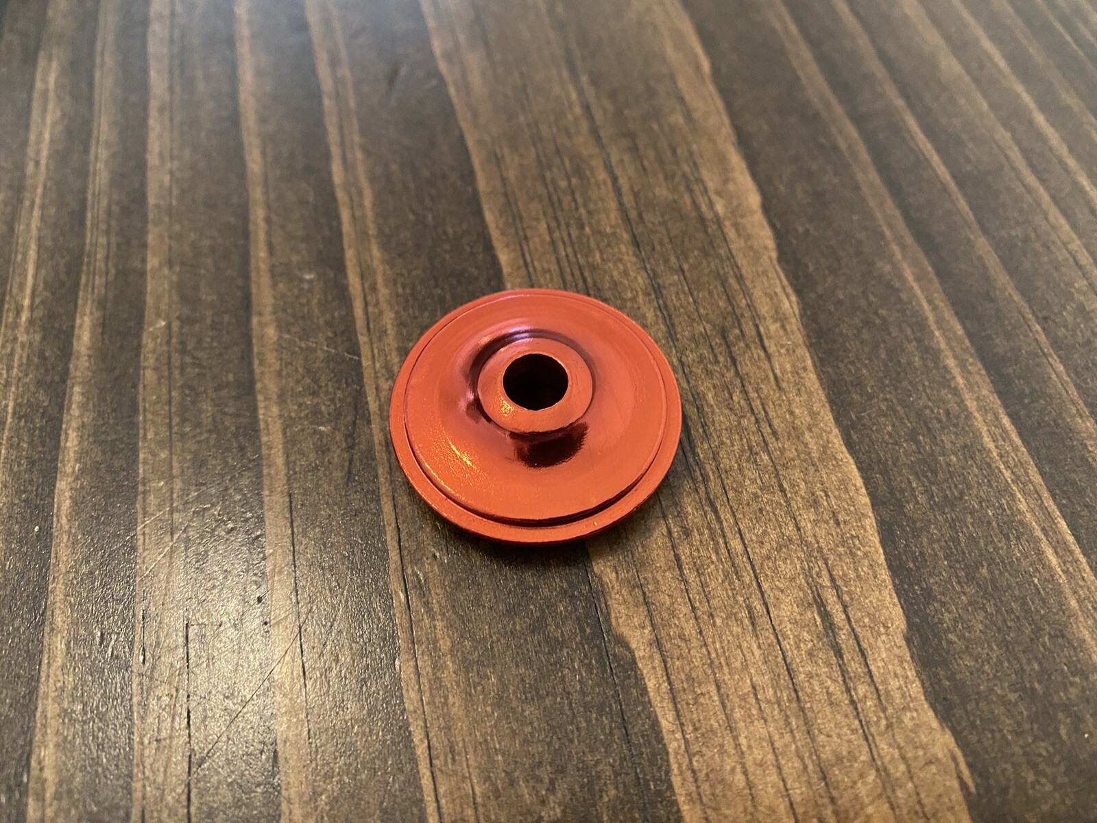 TEXAS - Threadless Bicycle Headset Stem Cap 1 1/8" Red USA
