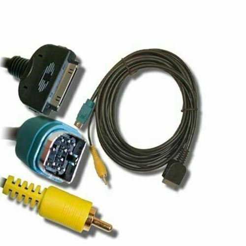iPod iPhone to Alpine IVA-D106R IVA-D106E IVAD106 A/V Cable Same As KCE-435IV