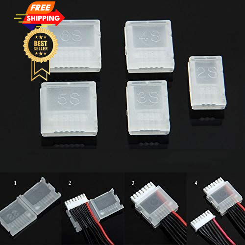RuiLing 5pcs 6S JST-XH AB Clip Buckle Balance Lead Wire Head 6S-22.2V