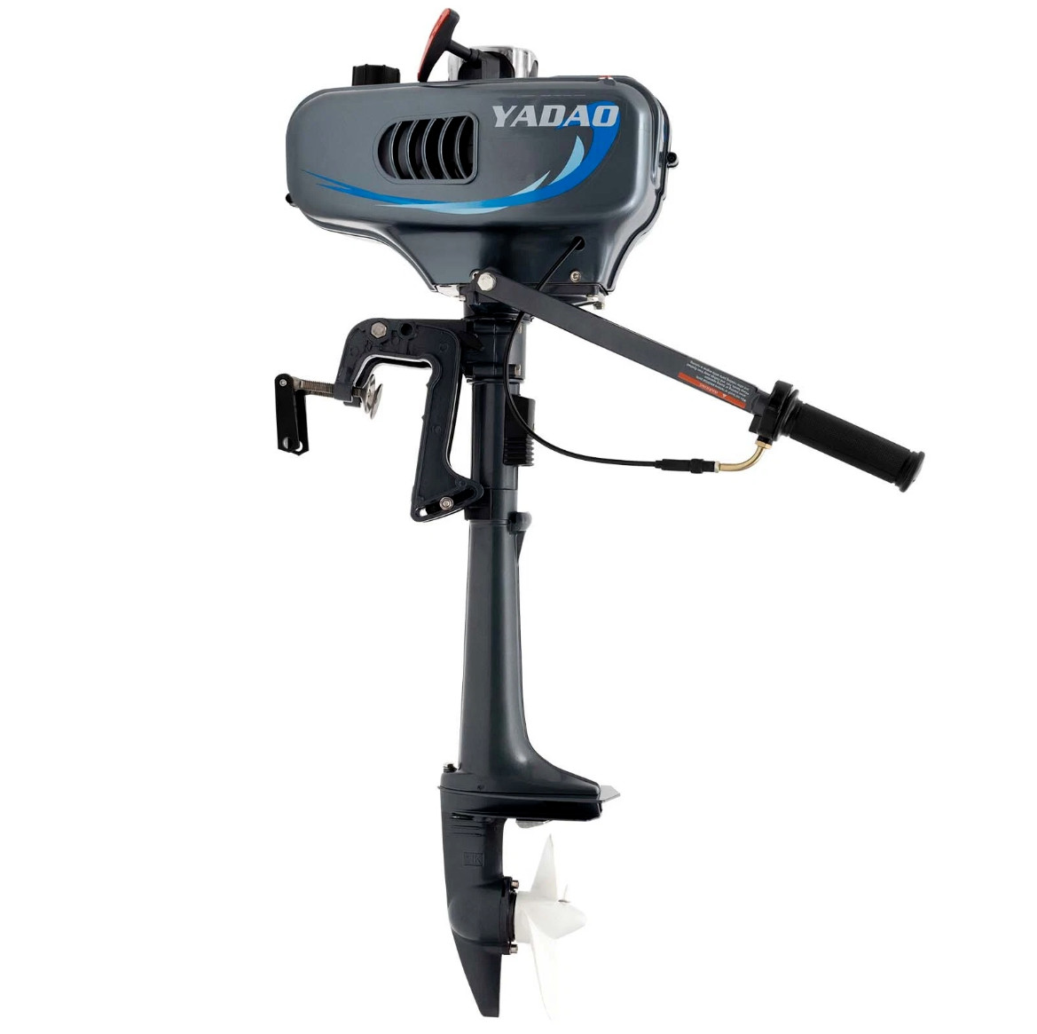 2 Stroke 3.5HP Outboard Motor Boat Engine Air Cooling System Hand-start Motor