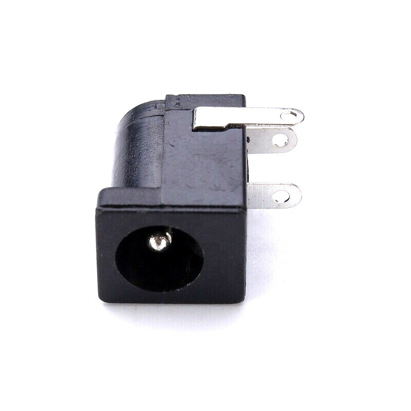 5 pcs DC-005 3Pin Black DC Power Jack Socket Connector 5.5*2.1mm
