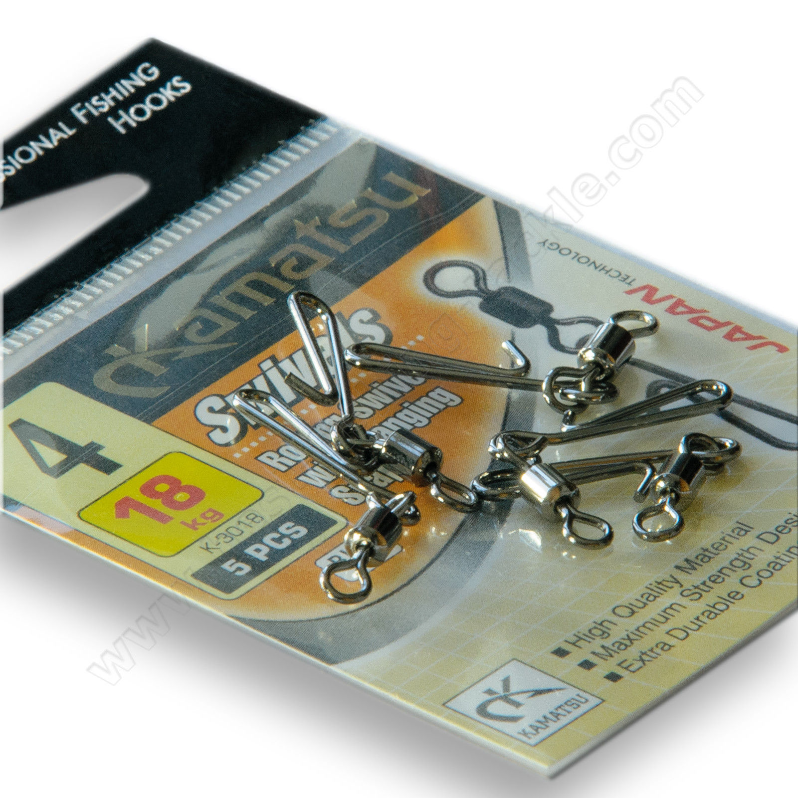 Rolling Swivel With Hanging Snap Sea Fishing Tackle Links Pike Carp Trout