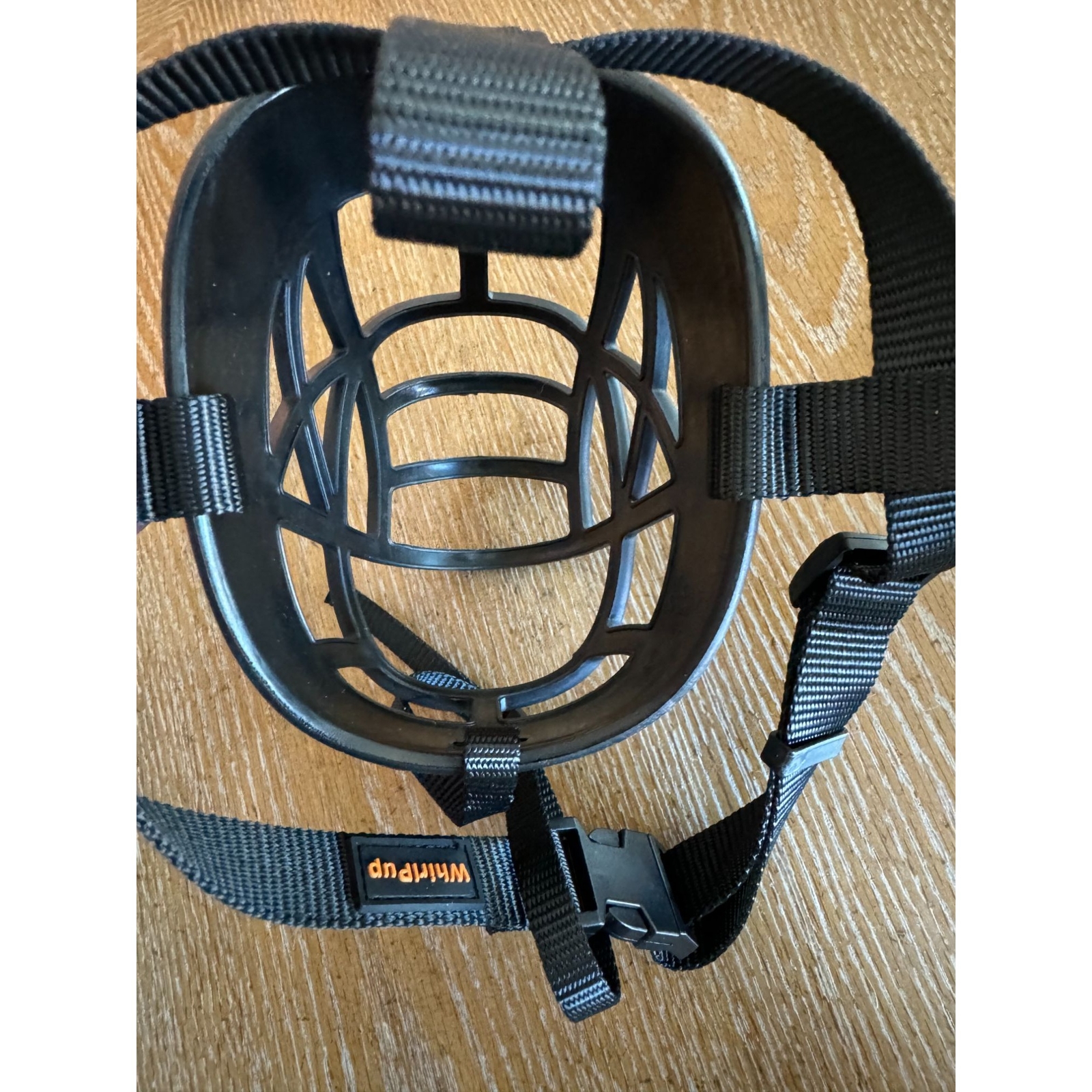 New Large Dog Muzzle 5.5 x 4 Whirlpup black adjustable size 5