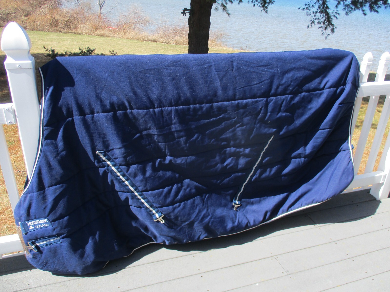 78''Horseware OF Ireland Rambo Rug Blue QUILTED Stable Blanket MEDIUM WEIGHT 200