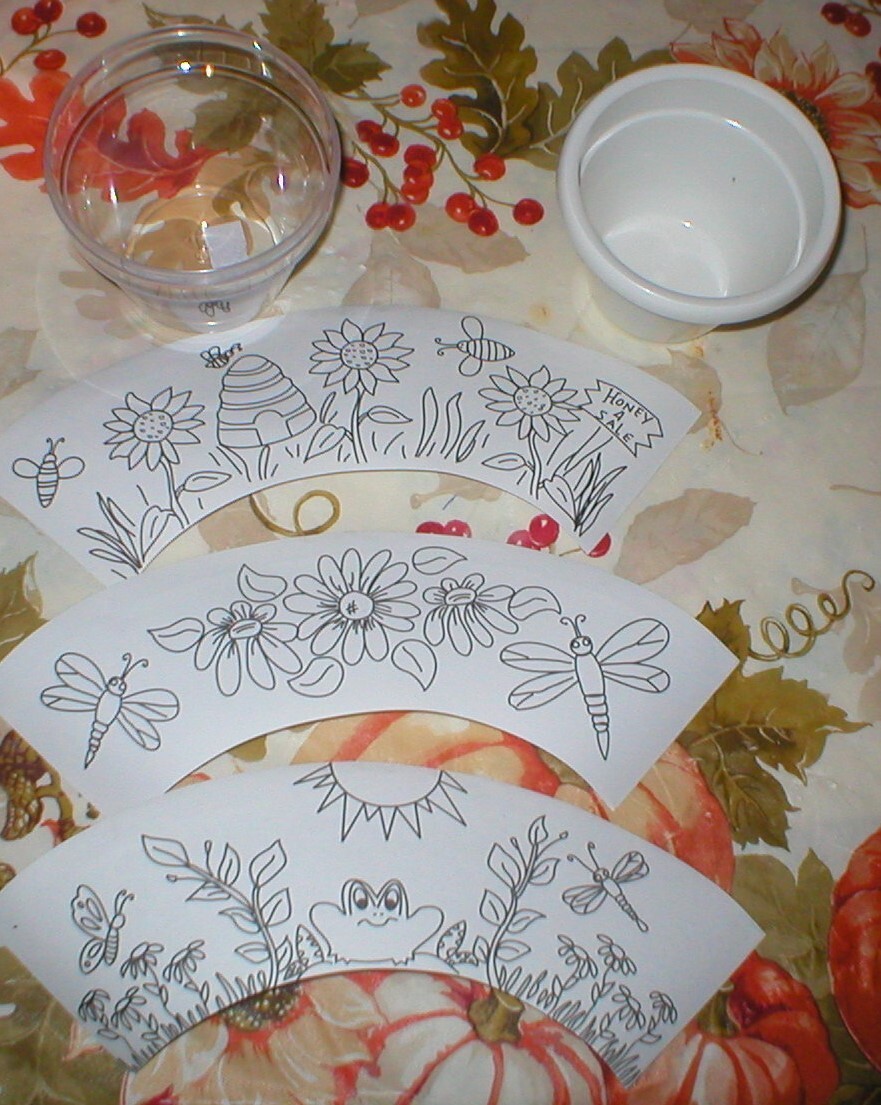 KIDS FLOWERPOT COLOR KIT PLASTIC SOLD AS IS