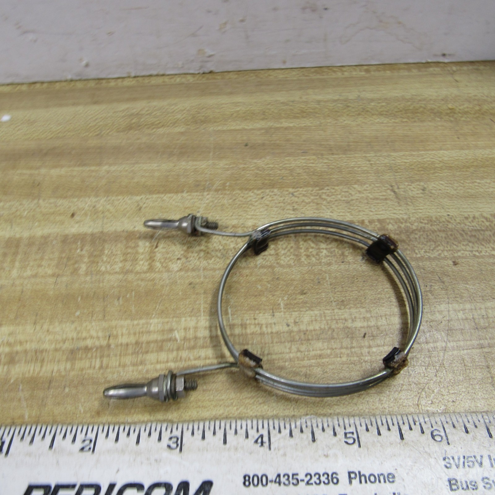 COIL B&W 2.5 In Dia Plug In OUTPUT COUPLING LOOP 3 turns  HAM RADIO